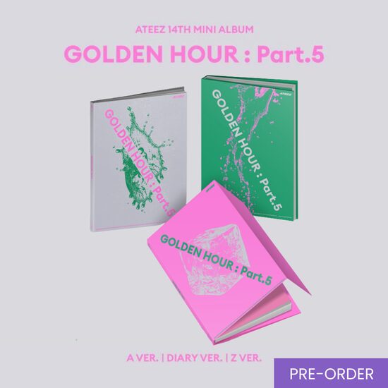 {PRE-ORDER} ATEEZ - 14th Mini Album [GOLDEN HOUR : Part.5] (Standard Ver.)